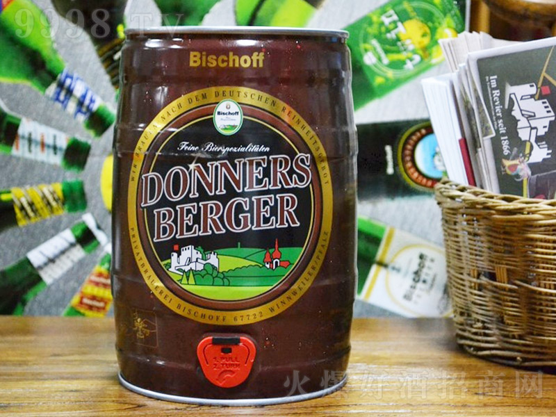 德國精靈堡黑啤酒5L