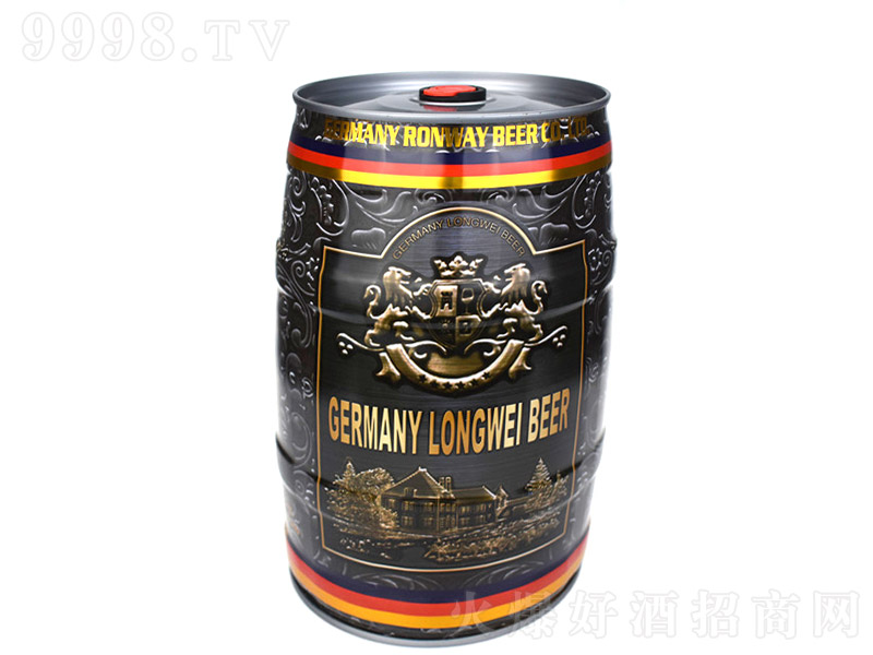 德國隆威原漿黑啤酒【12度 5L】