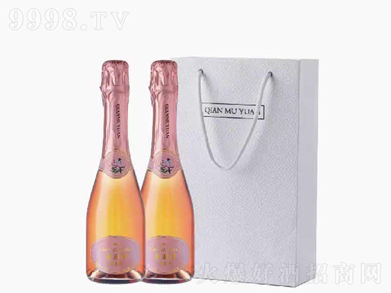 千畝園起泡酒白葡萄酒低度氣泡果酒香檳740ml