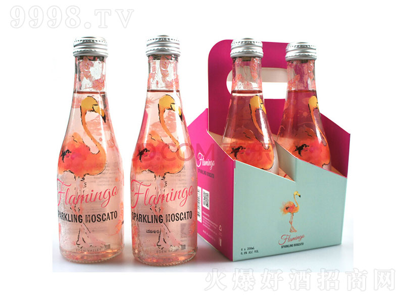 火烈鳥flamingo迷你小甜甜粉紅起泡甜型莫斯卡托起泡酒750ml