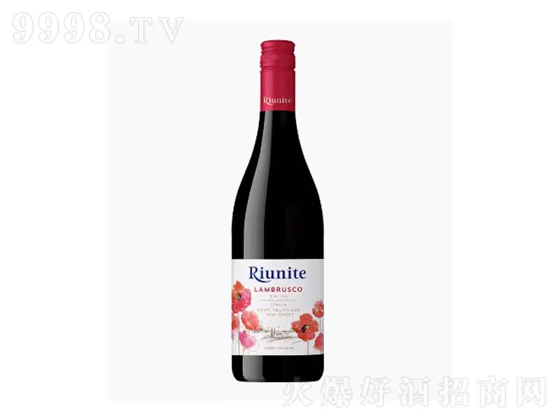 意大利原瓶進口起泡酒蘭慕絲甜紅葡萄酒氣泡果酒少女750ml