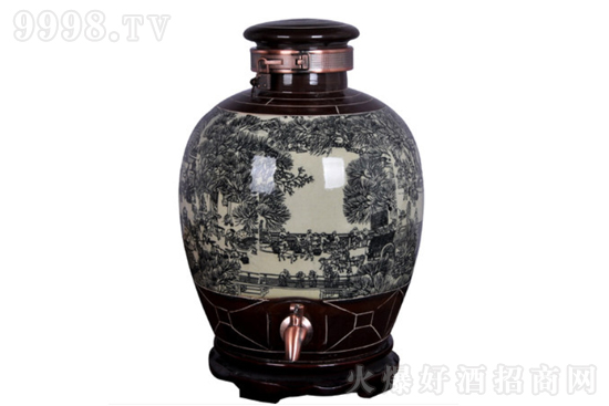 酒壇子景德鎮陶瓷10斤30斤50斤酒缸泡酒 酒壇子景德鎮陶瓷10斤30斤50斤酒缸泡酒