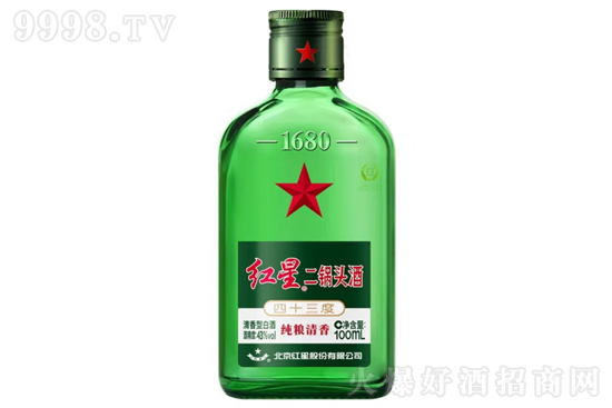 紅星二鍋頭酒小二 43度100ml 清香型白酒價格,多少錢? 紅星二鍋頭酒小二 43度100ml 清香型白酒價格,多少錢?