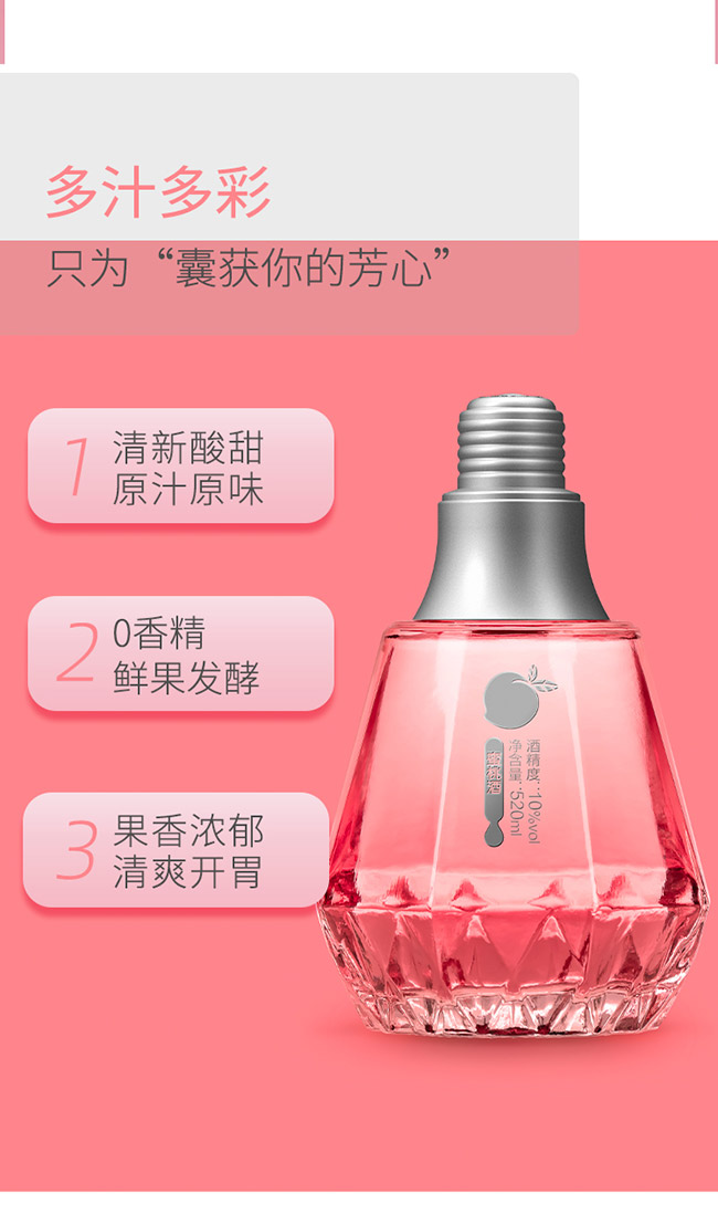 顏醺果鉆酒青檸味【10° 520ml】