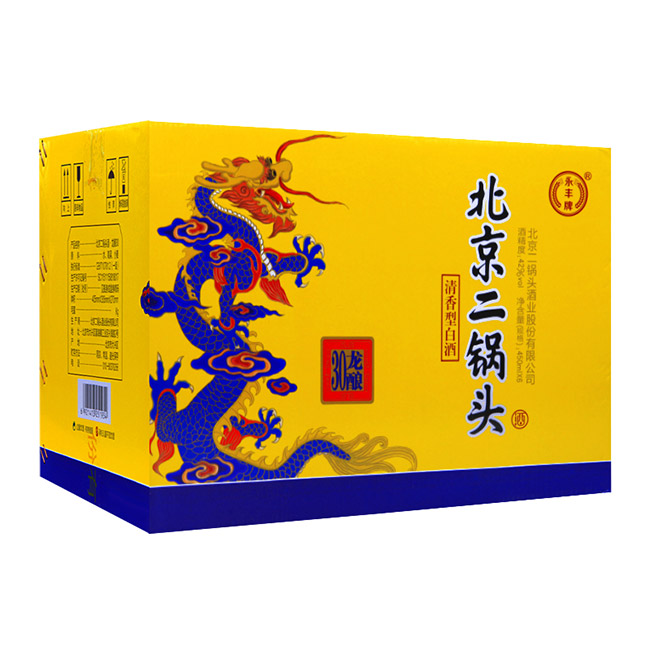 永豐牌北京二鍋頭酒龍釀30 清香型白酒【42° 450ml】
