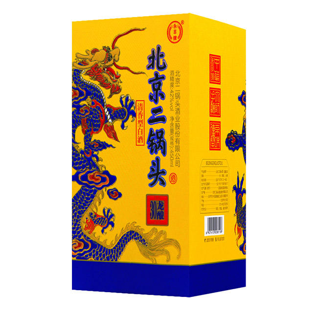 永豐牌北京二鍋頭酒龍釀30 清香型白酒【42° 450ml】