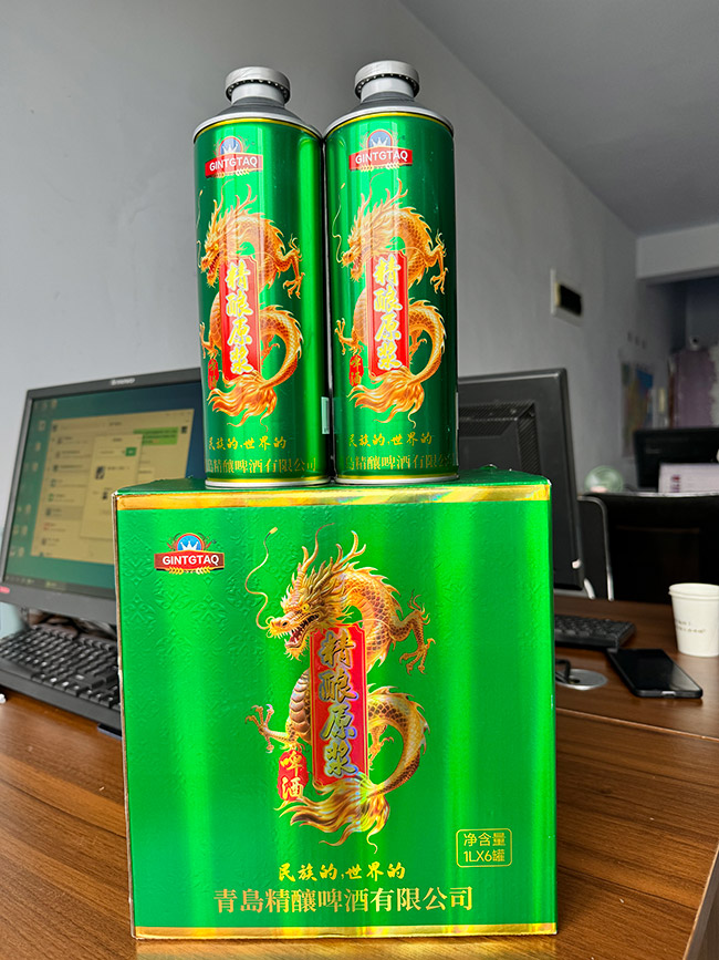 中國龍德式精釀原漿啤酒【12° 1L】